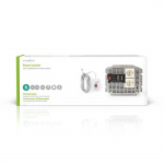 Nedis Power Inverter Modifisert sinusbølge | Inngangsspenning: 12 V DC | Enhetens strømuttak: Type F (CEE 7/3) | 230 V AC 50 Hz | 4000 W | Topp effekt: 8000 W | Skru Terminal | Sølv