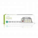 Power Inverter Modifisert sinusbølge | Inngangsspenning: 24 V DC | Enhetens strømuttak: 2 | 230 V AC 50 Hz | 1000 W | Topp effekt: 2400 W | Sokkeltype: F (CEE 7/3) | Batteriklemmer | Sølv