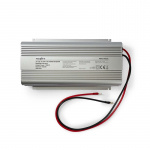 Nedis Power Inverter Modifisert sinusbølge | Inngangsspenning: 24 V DC | Enhetens strømuttak: Type F (CEE 7/3) | 230 V AC 50 Hz | 1700 W | Topp effekt: 3000 W | Skru Terminal | Sølv