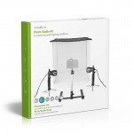 Nedis Photo Studio Kit | 400 lm | Brettbar | Bakgrunner inkludert | Reiseveske inkludert | Sort Nedis Photo Studio Kit | 400 lm | Brettbar | Bakgrunner inkludert | Reiseveske inkludert | Sort