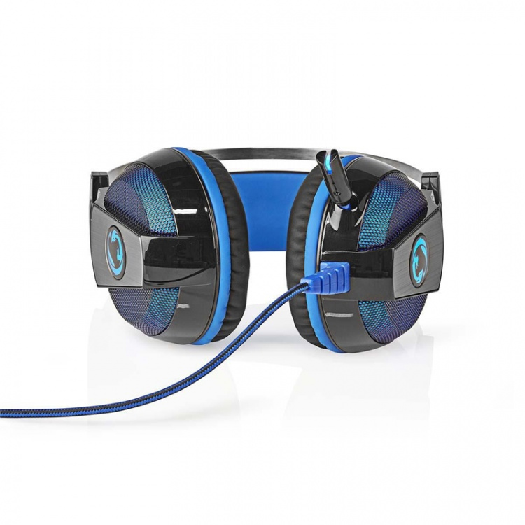 Nedis Gaming Headset | Over-Ear | Surround | USB Type-A | Bøyelig & Uttrekkbar Mikrofon | 2.10 m | Normal Lighting Nedis Gaming Headset | Over-Ear | Surround | USB Type-A | Bøyelig & Uttrekkbar Mikrofon | 2.10 m | Normal Lighting