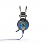 Nedis Gaming Headset | Over-Ear | Surround | USB Type-A | Bøyelig & Uttrekkbar Mikrofon | 2.10 m | Normal Lighting Nedis Gaming Headset | Over-Ear | Surround | USB Type-A | Bøyelig & Uttrekkbar Mikrofon | 2.10 m | Normal Lighting