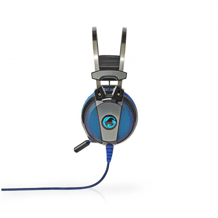 Nedis Gaming Headset | Over-Ear | Surround | USB Type-A | Bøyelig & Uttrekkbar Mikrofon | 2.10 m | Normal Lighting Nedis Gaming Headset | Over-Ear | Surround | USB Type-A | Bøyelig & Uttrekkbar Mikrofon | 2.10 m | Normal Lighting