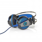 Nedis Gaming Headset | Over-Ear | Surround | USB Type-A | Bøyelig & Uttrekkbar Mikrofon | 2.10 m | Normal Lighting Nedis Gaming Headset | Over-Ear | Surround | USB Type-A | Bøyelig & Uttrekkbar Mikrofon | 2.10 m | Normal Lighting