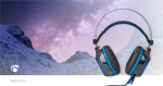 Nedis Gaming Headset | Over-Ear | Surround | USB Type-A | Bøyelig & Uttrekkbar Mikrofon | 2.10 m | Normal Lighting Nedis Gaming Headset | Over-Ear | Surround | USB Type-A | Bøyelig & Uttrekkbar Mikrofon | 2.10 m | Normal Lighting