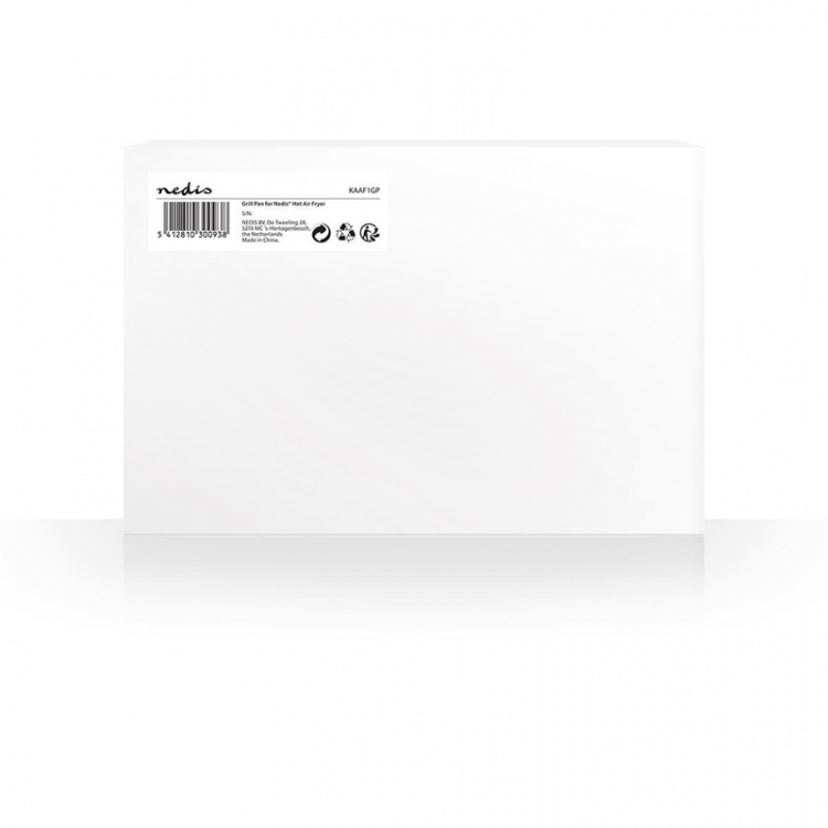 Nedis Hot Air Fryer Grill Pan | Non-stick belegg | Vaskemaskin sikker | Metall | Grå Nedis Hot Air Fryer Grill Pan | Non-stick belegg | Vaskemaskin sikker | Metall | Grå