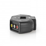 Nedis Composite Video Switch | 3-Port port(s) | Inngang for lyd-/video-/datatilkoblinger: 3x Composite Video (RWY) | Utgang for lyd-/video-/datatilkoblinger: 1x Composite Video (RWY) | 1024x576 | ABS | Sort