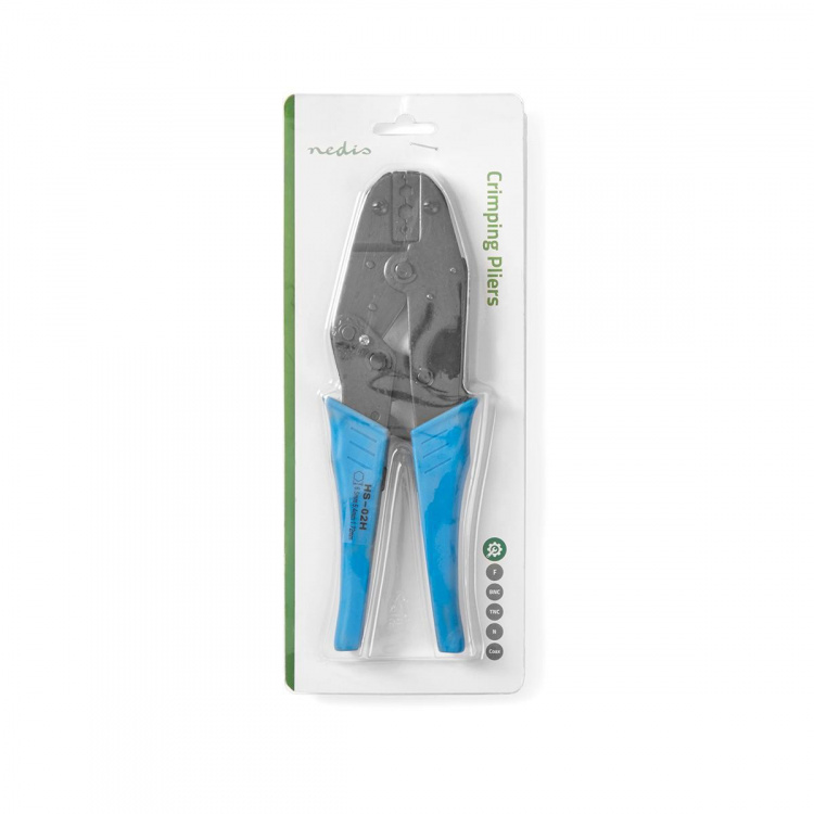 Nedis Crimp pliers | BNC / F / RG58 / RG59 | Plier | Metall / PVC | Blå / Sort