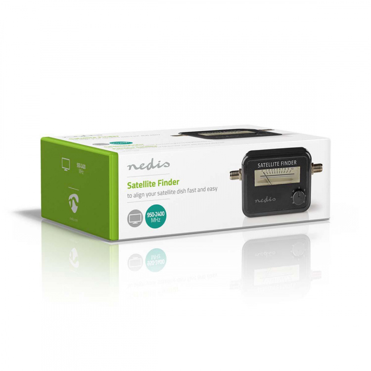 Nedis Satellittsignalstyrke Meter | 950-2400 MHz | Inngangsfølsomhet: 83 dB | Utgangsnivå: 102 dBuV | Sort Nedis Satellittsignalstyrke Meter | 950-2400 MHz | Inngangsfølsomhet: 83 dB | Utgangsnivå: 102 dBuV | Sort