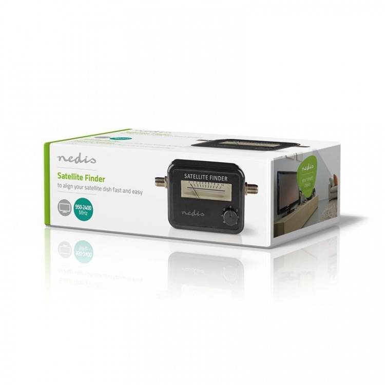 Nedis Satellittsignalstyrke Meter | 950-2400 MHz | Inngangsfølsomhet: 83 dB | Utgangsnivå: 102 dBuV | Sort Nedis Satellittsignalstyrke Meter | 950-2400 MHz | Inngangsfølsomhet: 83 dB | Utgangsnivå: 102 dBuV | Sort