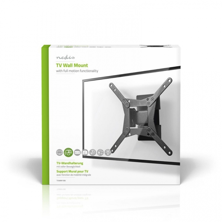 Nedis Full Motion TV Veggfeste | 10 - 32 