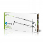 Nedis 4G / 3G Antenne | 5G | Utendørs | 698 - 3800 MHz | Forsterkning: 15 dB | 0.30 m | Sølv