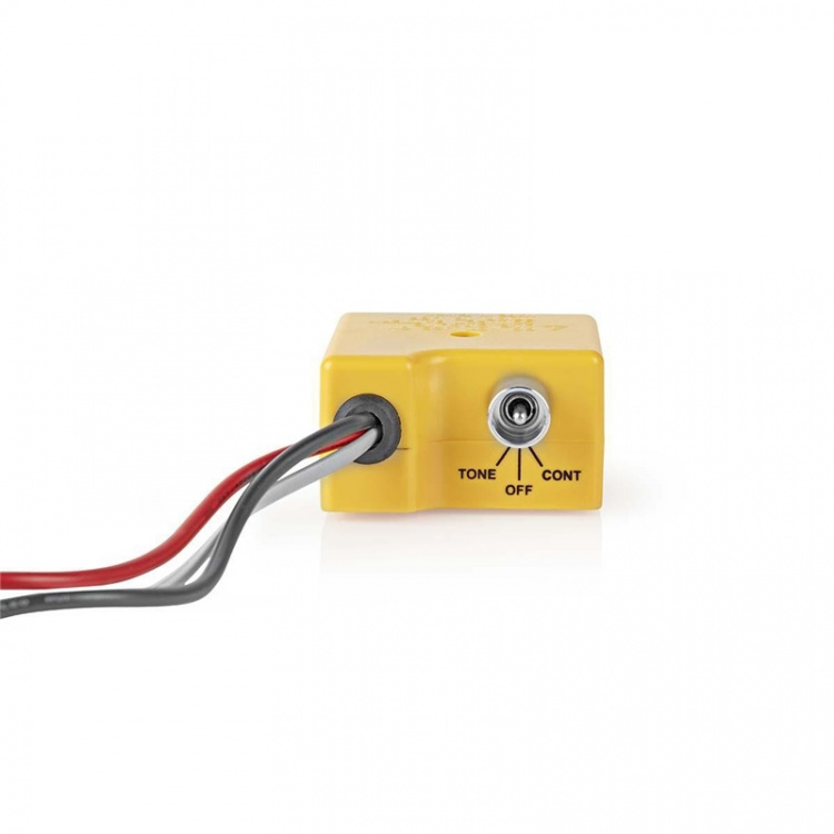 Nedis PC and Multimedia cable tester | Tonegenerator | LED-indikator | Hodetelefontilkobling | Batteri drevet Nedis PC and Multimedia cable tester | Tonegenerator | LED-indikator | Hodetelefontilkobling | Batteri drevet