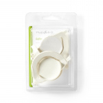 Nedis selvklebende Feet | Blister | Hvit | 4 stk