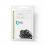 Nedis Gummipakning for Slanger | 1/2\'\' | 10 stk. | Sort