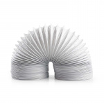 Nedis Air Outlet Hose PVC | 100 mm | 1.50 m | Egnet for: Air Ventilation / Tumble Dryers | Hvit Nedis Air Outlet Hose PVC | 100 mm | 1.50 m | Egnet for: Air Ventilation / Tumble Dryers | Hvit