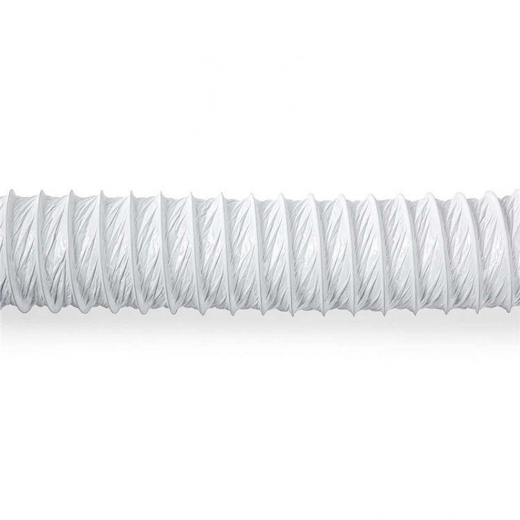 Nedis Air Outlet Hose PVC | 100 mm | 3.00 m | Egnet for: Air Ventilation / Tumble Dryers | Hvit