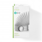 Nedis Air Outlet Hose PVC | 100 mm | 6.00 m | Egnet for: Air Ventilation / Tumble Dryers | Hvit