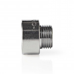 Nedis slange Connector | 3/4\'\' | 1/2\'\' | Metall | Sølv