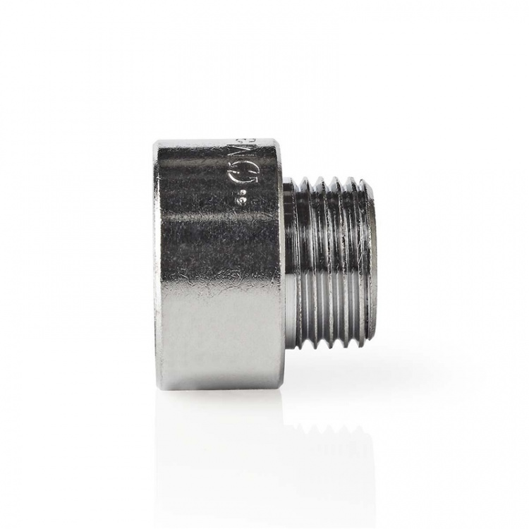 Nedis slange Connector | 3/4\'\' | 1/2\'\' | Metall | Sølv