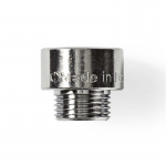 Nedis slange Connector | 3/4\'\' | 1/2\'\' | Metall | Sølv