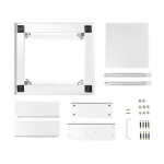 Nedis Stå for vaskemaskin og tørketrommel | Skuff | 150 kg | Hvit