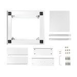 Nedis Stå for vaskemaskin og tørketrommel | Skuff | 150 kg | Hvit