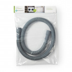Nedis Extend Outlet Hose | 24/19 mm | 29/22 mm | 0.5 Bar | 50 °C | 4.00 m | Rett / Vaskemaskin | PVC | Grå Nedis Extend Outlet Hose | 24/19 mm | 29/22 mm | 0.5 Bar | 50 °C | 4.00 m | Rett / Vaskemaskin | PVC | Grå