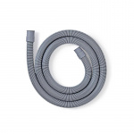 Nedis Outlet Hose | 21 mm | 19 mm | 1.5 Bar | 90 °C | 1.80 m | Bruksområde: Dish / Washing Machine | Grå