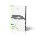 Nedis Outlet Hose | 8 mm | 10 mm | 1.50 m | Bruksområde: Kondenstørker | Gummi / Plast | Grå