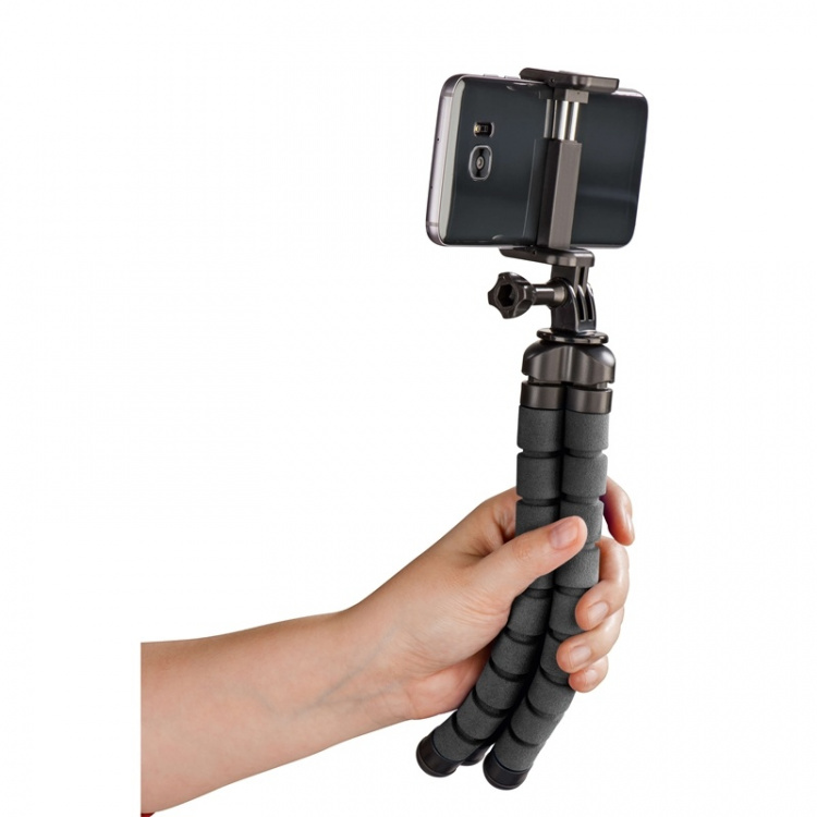 Hama Bordstativ Flex Smartphone & GoPro 26cm Svart Hama Bordstativ Flex Smartphone & GoPro 26cm Svart