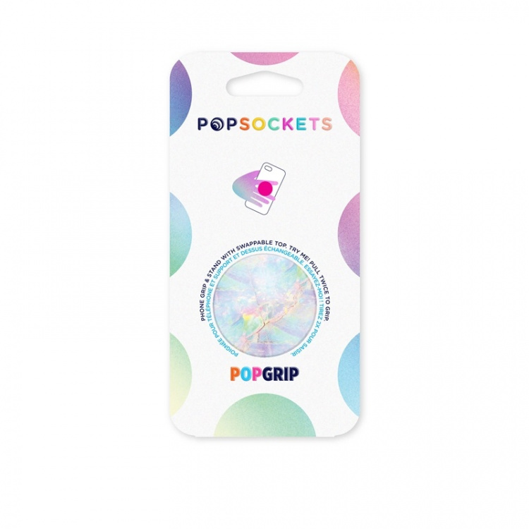 PopSockets Opal Avtagbart Grip med stativfunksjon PopSockets Opal Avtagbart Grip med stativfunksjon