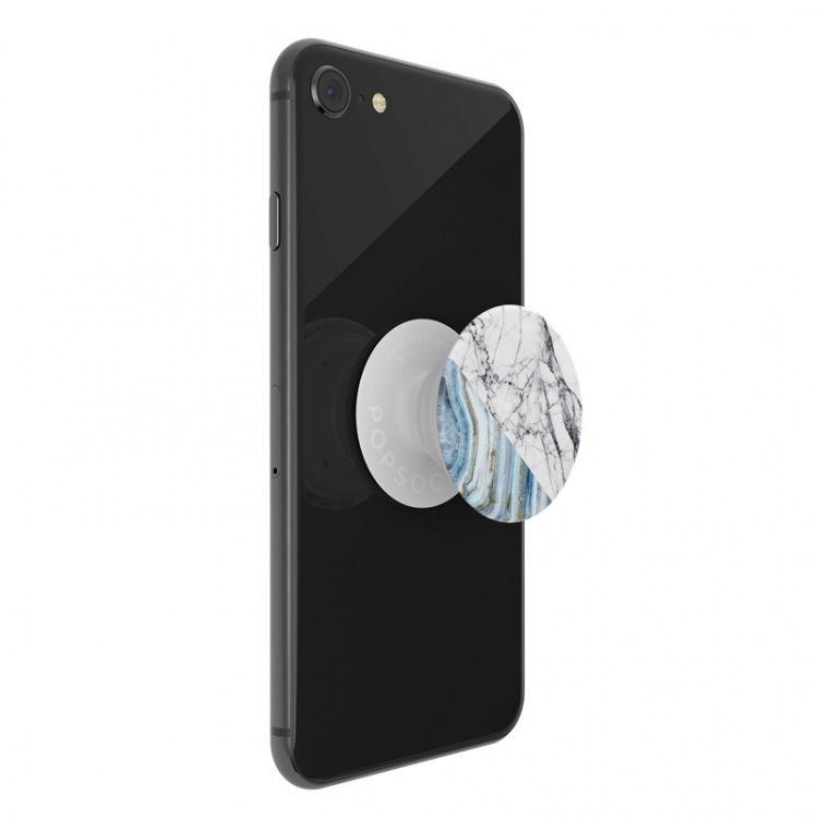 PopSockets Aegean Marble Avtagbart Grip med stativfunksjon