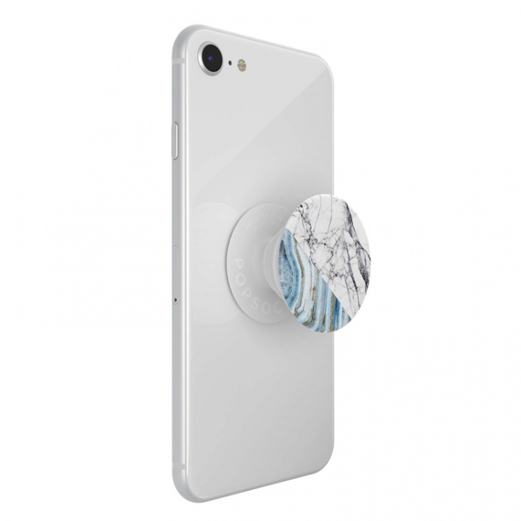 PopSockets Aegean Marble Avtagbart Grip med stativfunksjon
