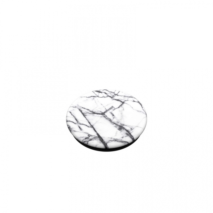POPSOCKETS Dove White Marble Avtagbart Grip med stativfunksjon