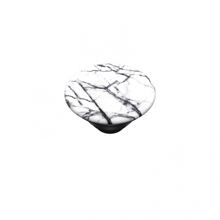 POPSOCKETS Dove White Marble Avtagbart Grip med stativfunksjon