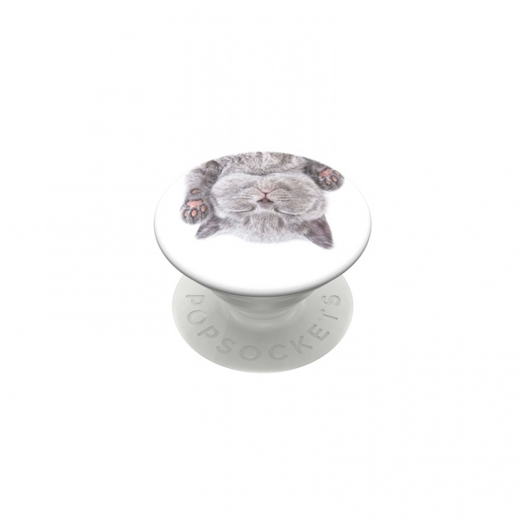 PopSockets Cat Nap Avtagbart Grip med stativfunksjon