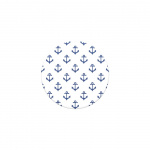 PopSockets Anchors Away White Avtagbart Grip med stativfunksjon