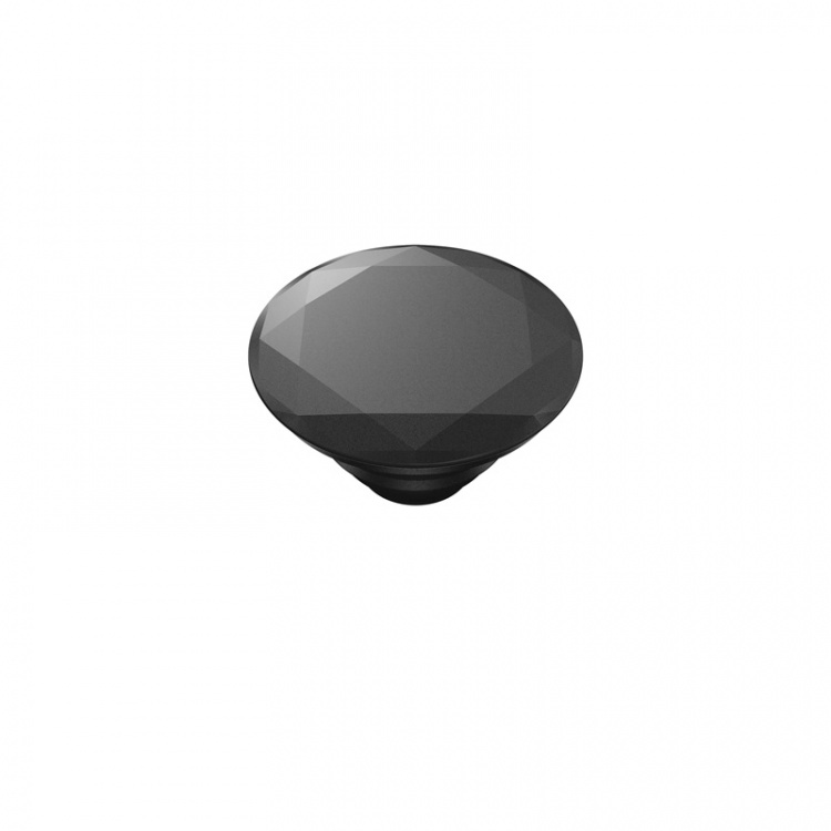 POPSOCKETS Metallic Diamond Black Avtagbart Grip med stativfunksjon Premium