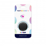 POPSOCKETS Metallic Diamond Black Avtagbart Grip med stativfunksjon Premium