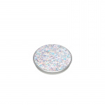 PopSockets Sparkle Snow White Avtagbart Grip med stativfunksjon Premium