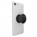 PopSockets Sparkle Black Avtagbart Grip med stativfunksjon Premium