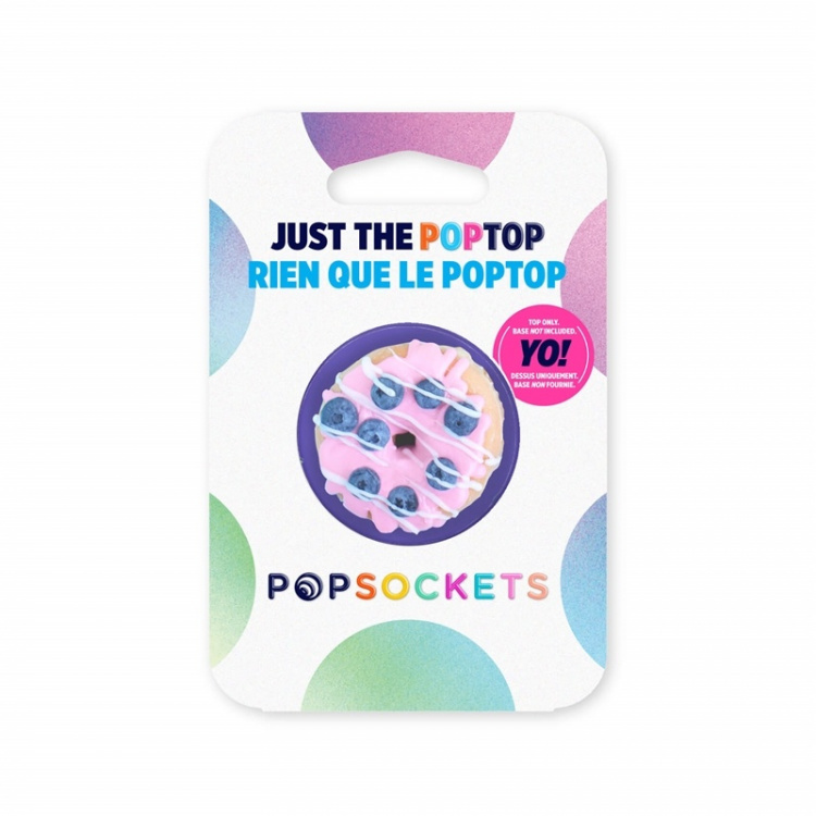 PopSockets Blueberry Donut POPTOP kun løs Top