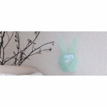 Mobility On Board Vekkerklokke Kanin med Nattlampe, Lyseblå Mobility On Board Vekkerklokke Kanin med Nattlampe, Lyseblå