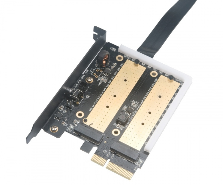 Akasa Dobbel M.2 PCIe SSD-adapter Akasa Dobbel M.2 PCIe SSD-adapter