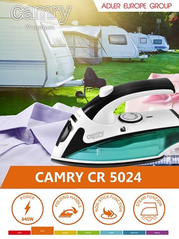 Camry CR 5024 Reisestrykejern 840 W damp
