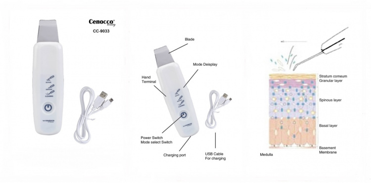 Cenocco Wonder Cleaner Facial Cleanser, rosa