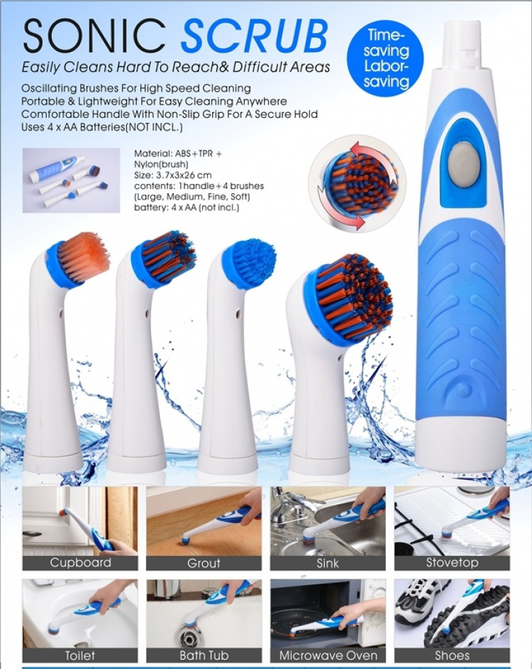 Cenocco Sonic rengjøringsbørste med 4 børstehoder (CC-9060) Cenocco Sonic rengjøringsbørste med 4 børstehoder (CC-9060)