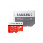 Samsung MicroSD Evo Plus, klasse 10, 32 GB + Adpater
