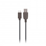Setty Billader USB-kontakt med mikro-USB-kabel 1 m, 1A, svart